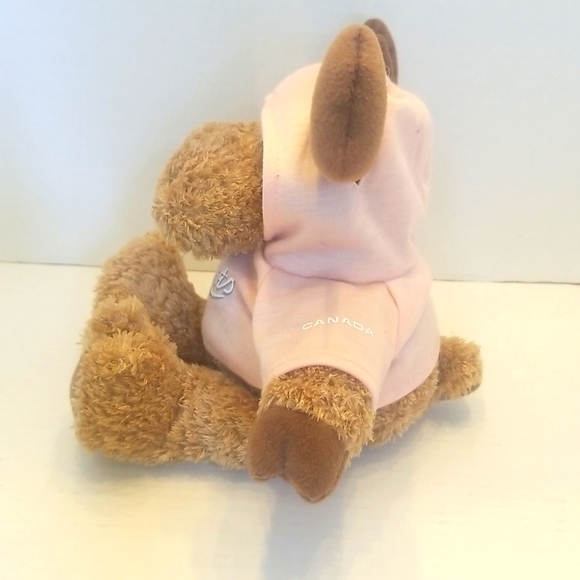 Roots Cottagecore Moose Pink Hoodie Plush - Collectible - Picture 6 of 10